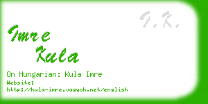 imre kula business card